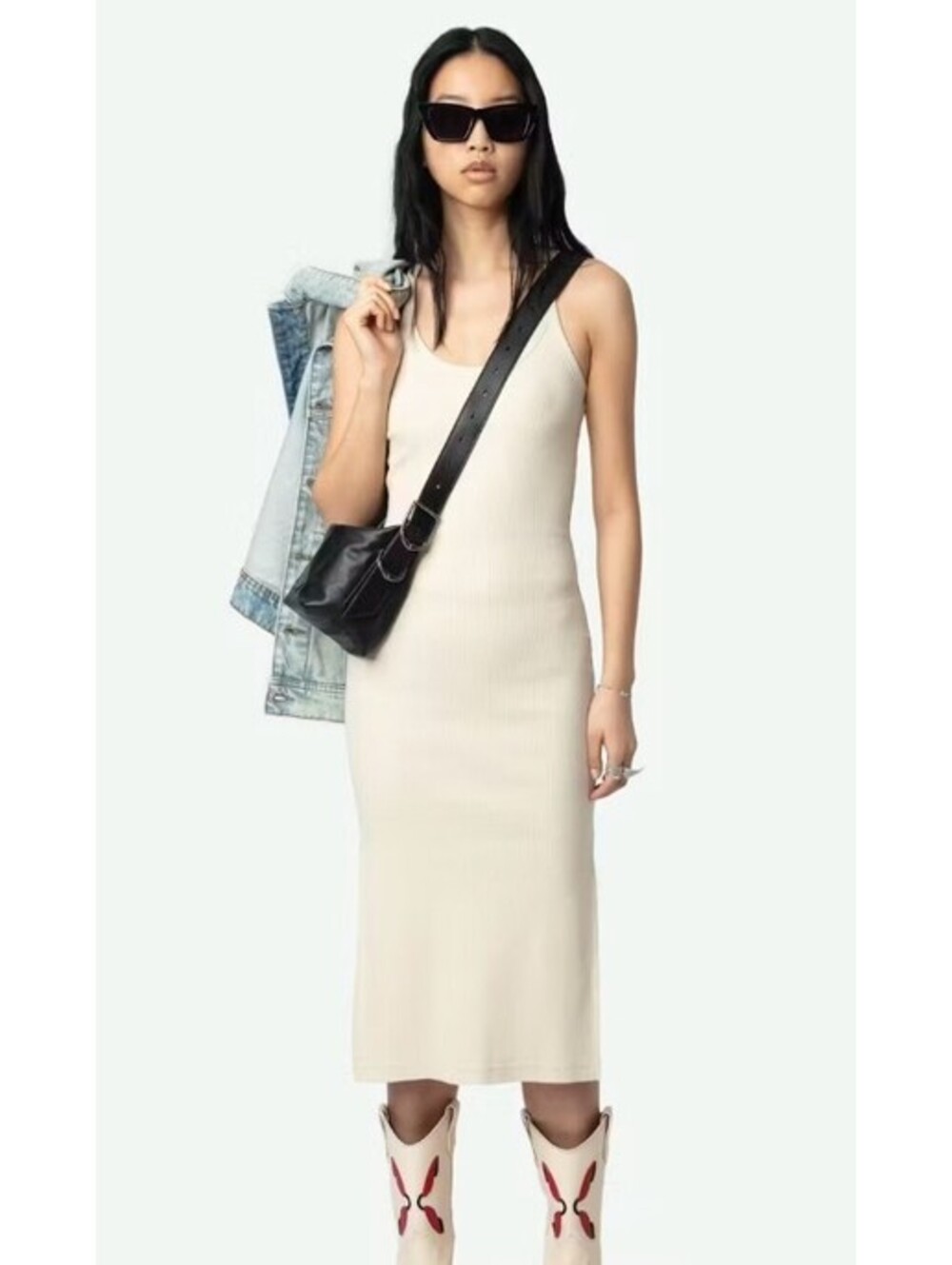 Zadig & Voltaire Astra Rib Bijoux Dress